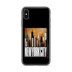 NYC Landscape Painting iPhone Case