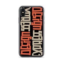 Design Express Typography iPhone Case