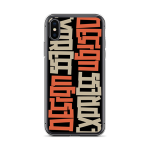 Design Express Typography iPhone Case