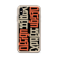 Design Express Typography iPhone Case