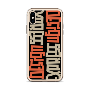 Design Express Typography iPhone Case