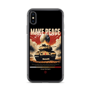 Make Peace Stop War Tank iPhone Case