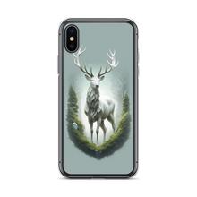 Green White Deer iPhone Case