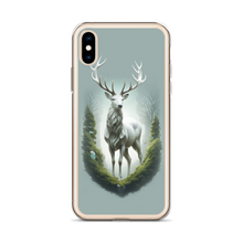 Green White Deer iPhone Case