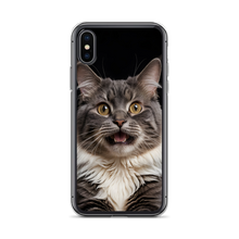 Shocked Cat Face iPhone Case