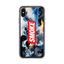 Blue Smoke Fire iPhone Case