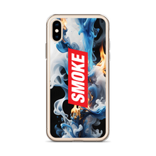 Blue Smoke Fire iPhone Case