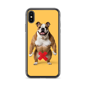 Bulldog X-Tape Yellow iPhone Case