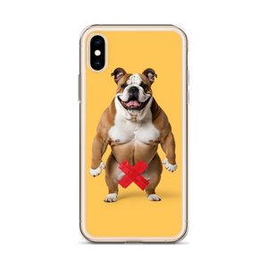 Bulldog X-Tape Yellow iPhone Case