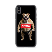 Sumo Bulldog Black iPhone Case