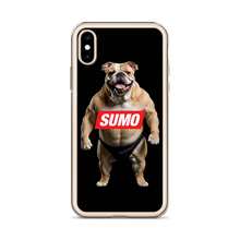 Sumo Bulldog Black iPhone Case