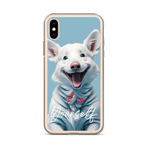 Cute Dog Be Yourself iPhone Case