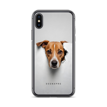 Funny Sad Dog Peep iPhone Case