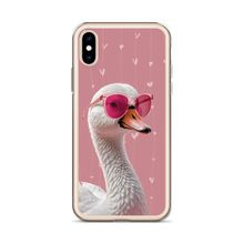 Cute Pink Swan iPhone Case