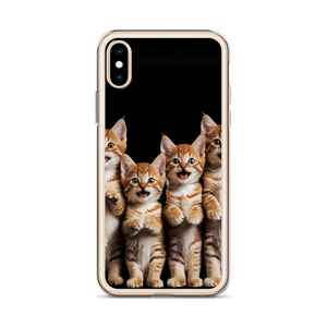 Four Cute Cats iPhone Case