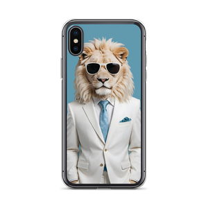 Funky White Lion iPhone Case