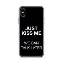 Just Kiss Me (Funny) iPhone Case