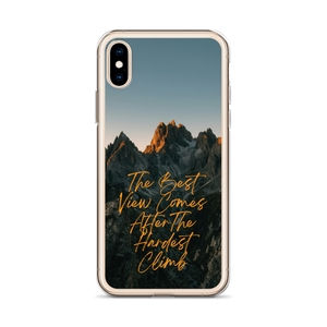 The Best View Comes iPhone Case