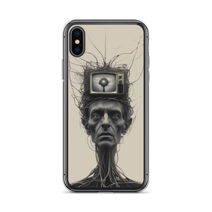 Brain Wash by Media iPhone Case