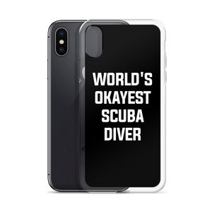 World's Okayest Scuba Diver Clear Case for iPhone®