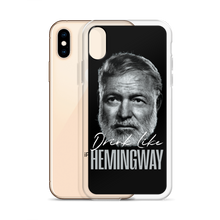 Drink Like Hemingway Portrait Clear Case for iPhone®