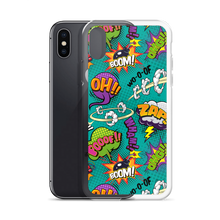 Comic Text Pattern iPhone Case