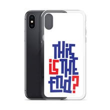 IS/THIS IS THE END? Navy Red iPhone Phone Case