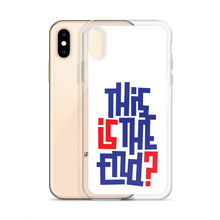 IS/THIS IS THE END? Navy Red iPhone Phone Case