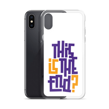 IS/THIS IS THE END? Purple Yellow iPhone Phone Case