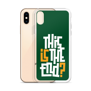 IS/THIS IS THE END? Forest Green iPhone Phone Case