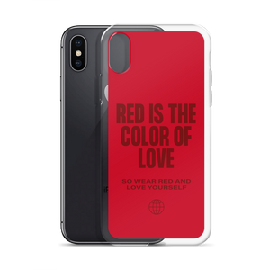 Red is the color of love iPhone® Phone Case