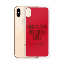 Red is the color of love iPhone® Phone Case