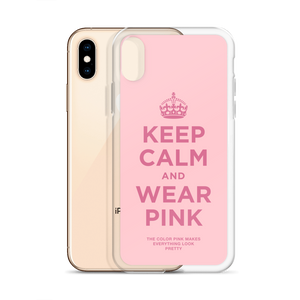 Keep Calm and Wear Pink iPhone® Phone Case