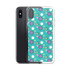 Memphis Colorful Pattern 01 iPhone® Phone Case