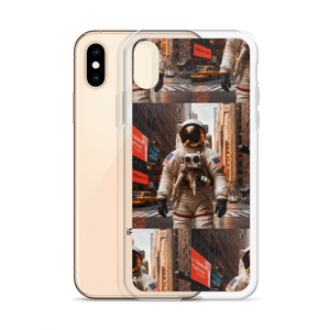 Astronout in the City iPhone Case