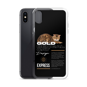 Gold Bengal Cat iPhone Case