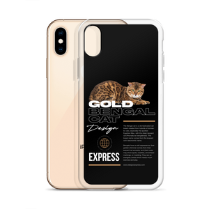 Gold Bengal Cat iPhone Case