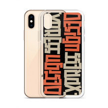 Design Express Typography iPhone Case