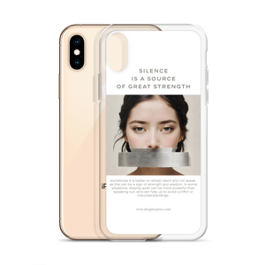 Silence Lao Tzu iPhone Case