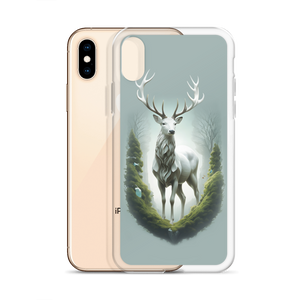 Green White Deer iPhone Case