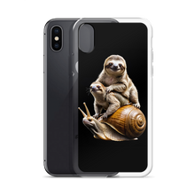 Sloth Riding A Snail iPhone Case