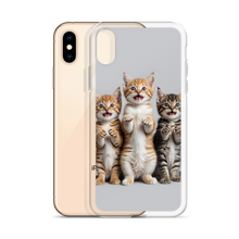 Funny Tripple Cats iPhone Case