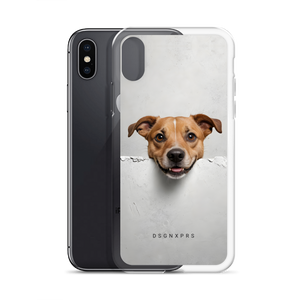 Smile Dog Peep iPhone Case