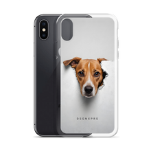 Funny Sad Dog Peep iPhone Case