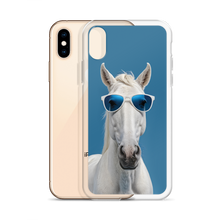 Cool Blue Horse iPhone Case