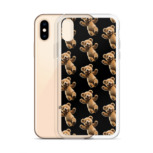 Happy Teddy Bear Pattern iPhone Case