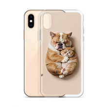 Cute Baby Cat and Dog Sleep iPhone Case