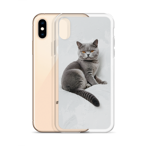 Relaxing British Shorthair Cat iPhone Case