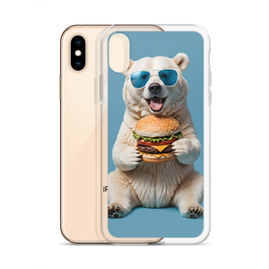 Polar Bear and Burger iPhone Case