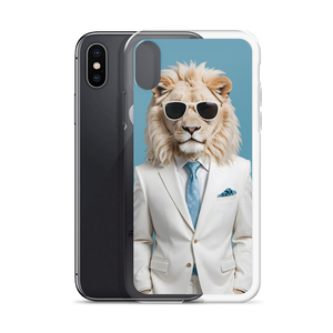 Funky White Lion iPhone Case